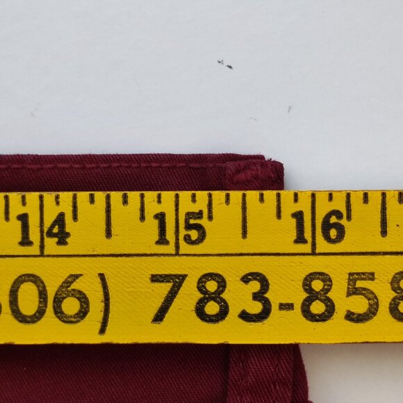 Angry Rabbit jeans women's size 29 burgundy mid-rise - Picture 8 of 12